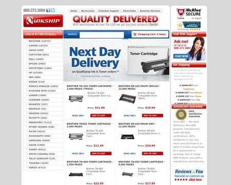 website thubmnail of Quikship