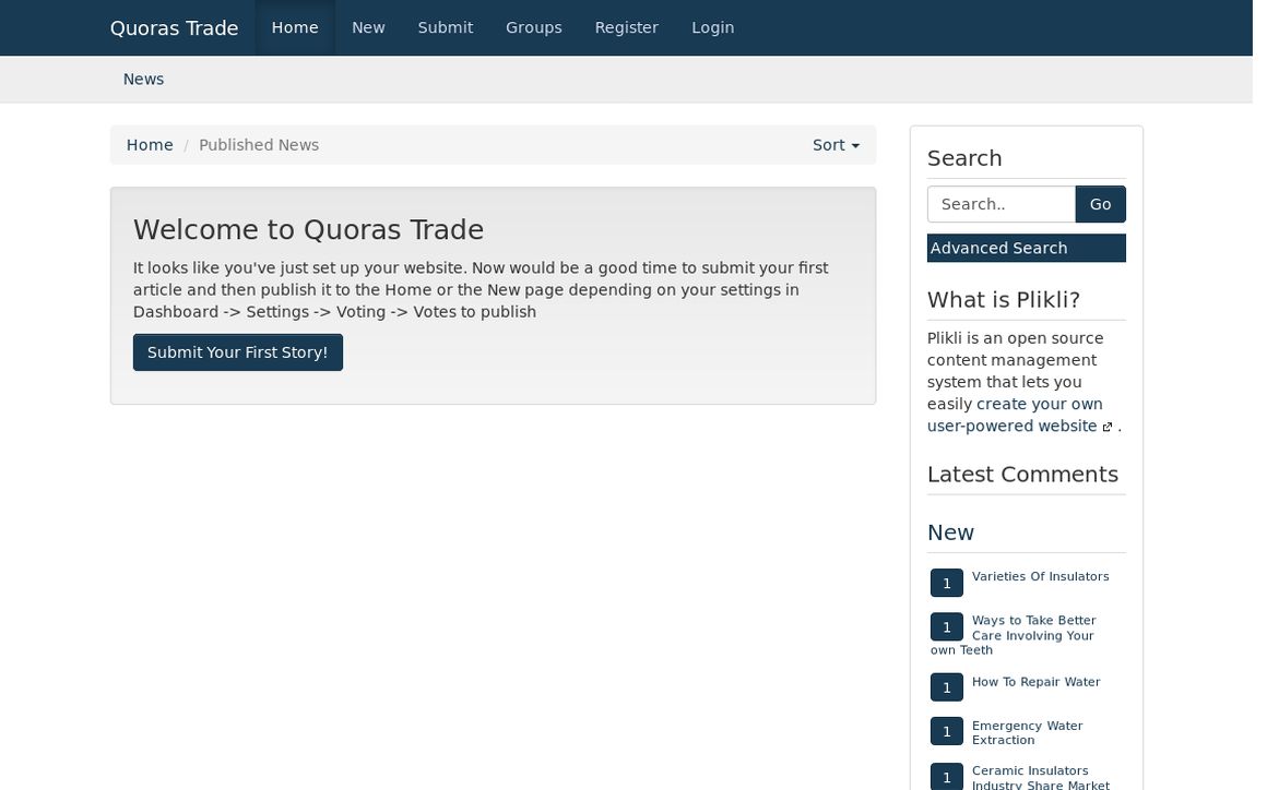 website thubmnail of Quoras.trade
