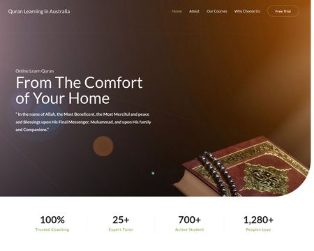 website thubmnail of Quranlearning.com.au