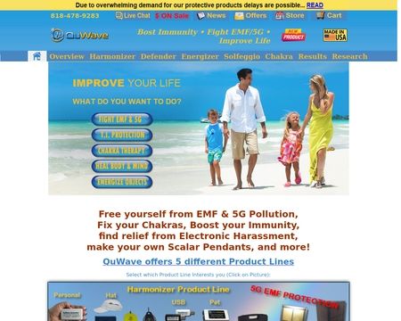 website thubmnail of QuWave