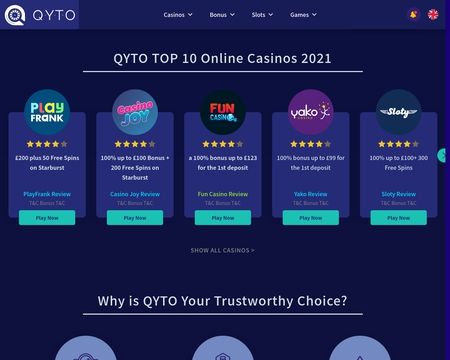 website thubmnail of Qyto.co.uk