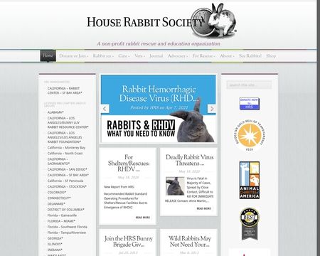 website thubmnail of House Rabbit Society