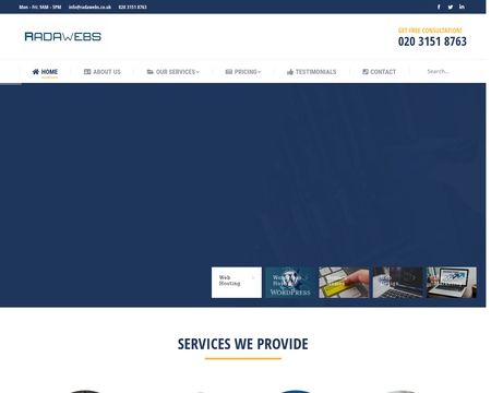 website thubmnail of Radawebs
