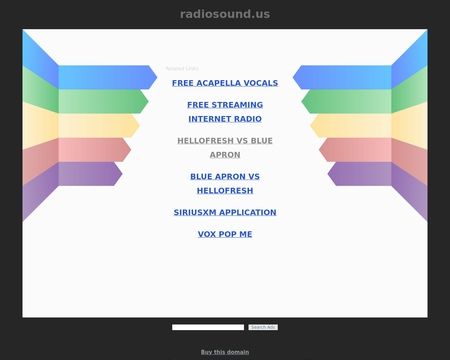 website thubmnail of RadioSound.us