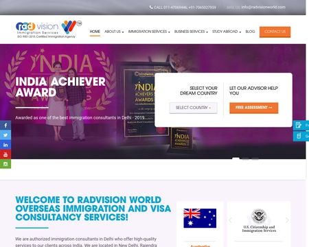 website thubmnail of RadvisionWorld