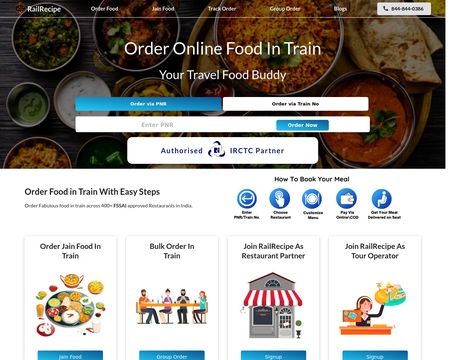 website thubmnail of Rail Recipe