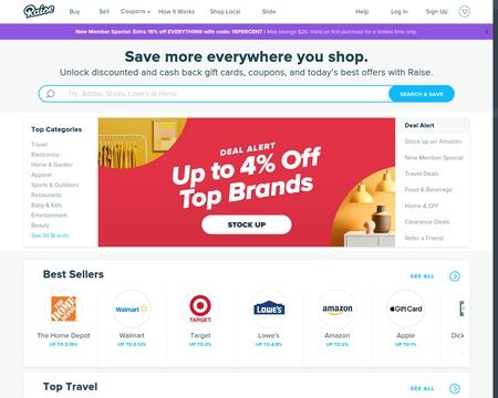 website thubmnail of Raise