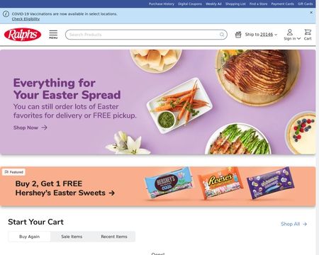 website thubmnail of Ralphs