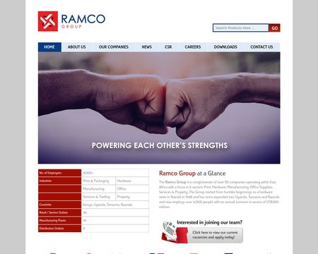 website thubmnail of Ramco Group