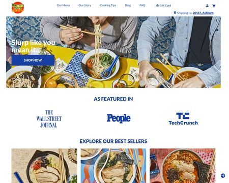 website thubmnail of Ramen Hero