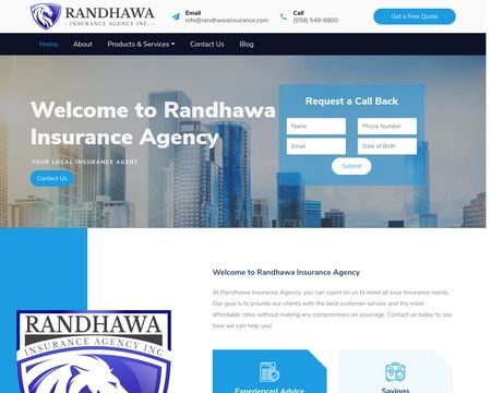 website thubmnail of Randhawainsurance