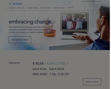 website thubmnail of Randstad.co