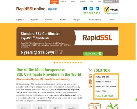website thubmnail of RapidSSLonline.com