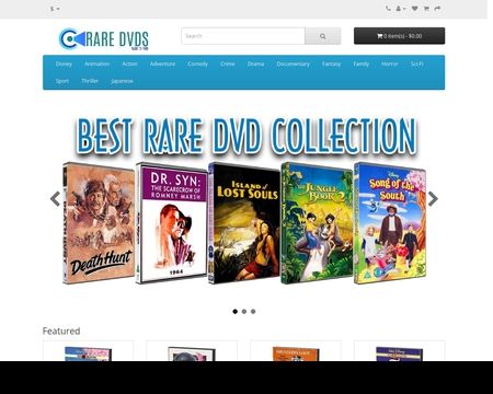 website thubmnail of Raredvds.net