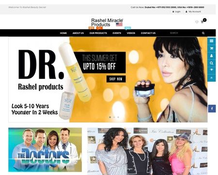 website thubmnail of Rashel Beauty Secret
