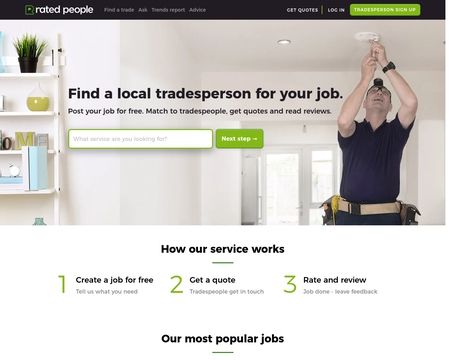website thubmnail of RatedPeople