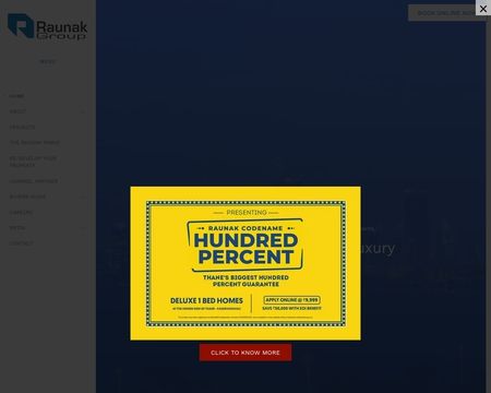 website thubmnail of Raunak Group