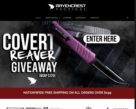 website thubmnail of RavenCrestTactical