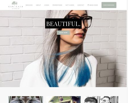 website thubmnail of RawHairStudio