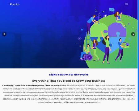 website thubmnail of Rawdah.io