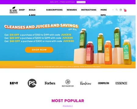 website thubmnail of Raw Generation