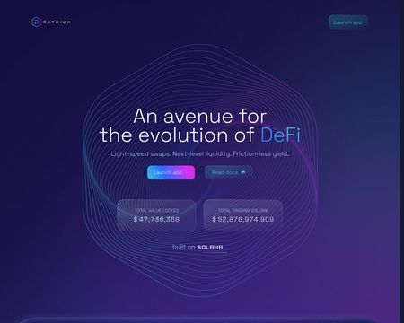 website thubmnail of Raydium.io