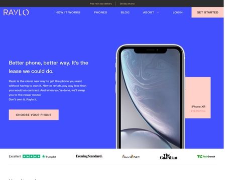 website thubmnail of Raylo