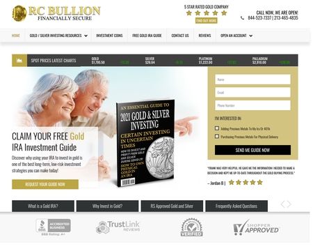 website thubmnail of RC Bullion