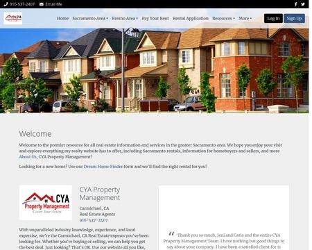 website thubmnail of CYA Property Management