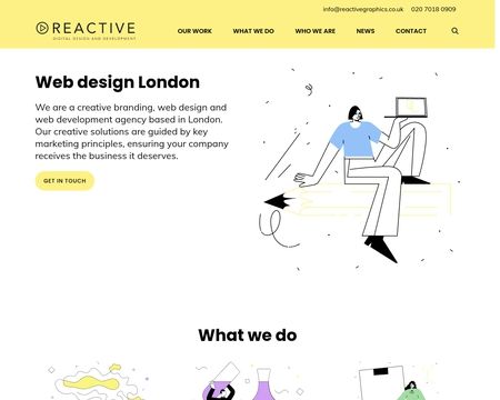 website thubmnail of Reactive Digital Design and Development