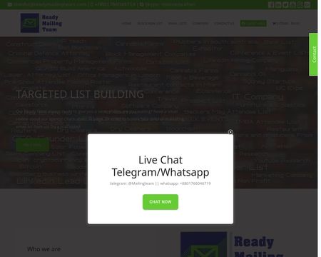 website thubmnail of Ready Mailing Team