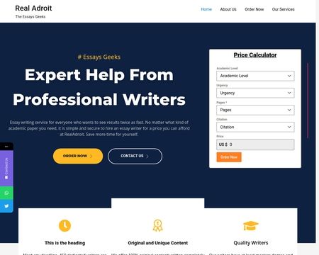 website thubmnail of Realadroit