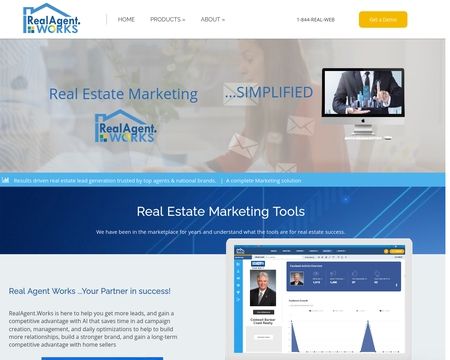 website thubmnail of Real Agent Works