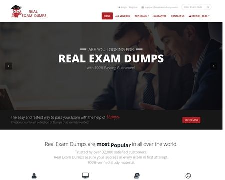 website thubmnail of Real Exam Dumps