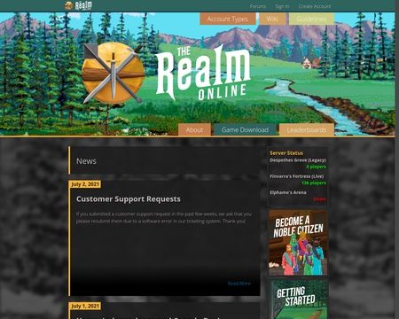 website thubmnail of The Realm