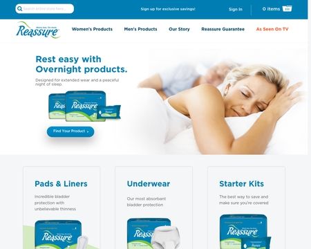 website thubmnail of Reassure
