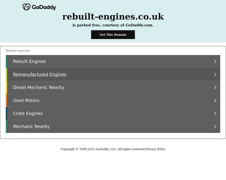 website thubmnail of RebuiltEngines.co.uk