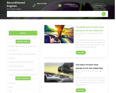 website thubmnail of Reconditioned-Engines UK