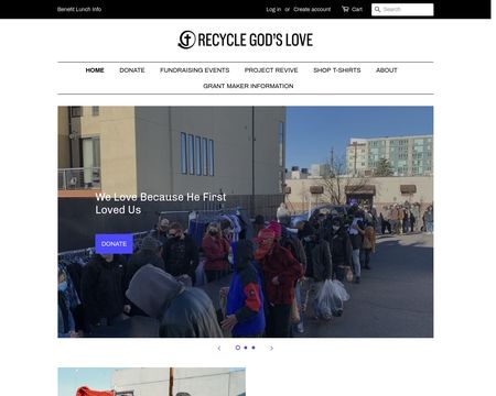 website thubmnail of Recycle God's Love