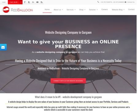 website thubmnail of RedBalloon