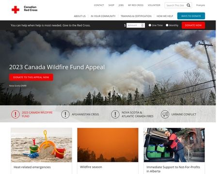 website thubmnail of Redcross.ca
