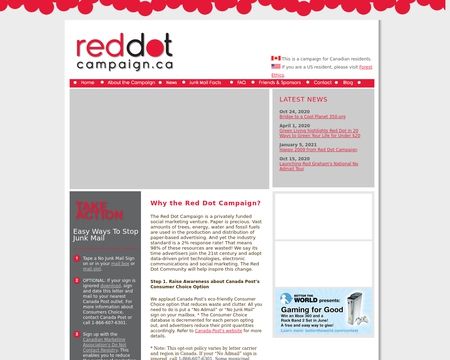 website thubmnail of Reddotcampaign.ca