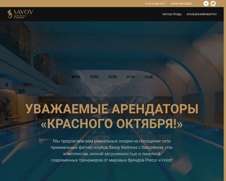 website thubmnail of Redok.savoywellness.ru