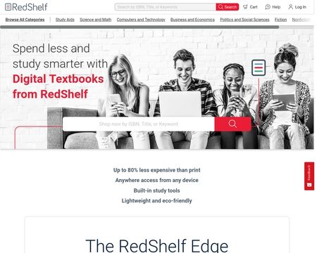 website thubmnail of RedShelf