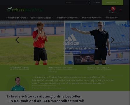 website thubmnail of Refereeworld.com