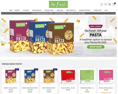 website thubmnail of Refreshyourlife.in