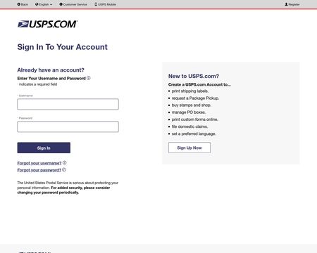 website thubmnail of Reg.usps