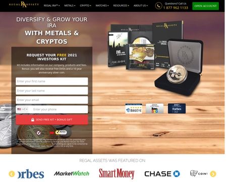 website thubmnail of RegalAssets