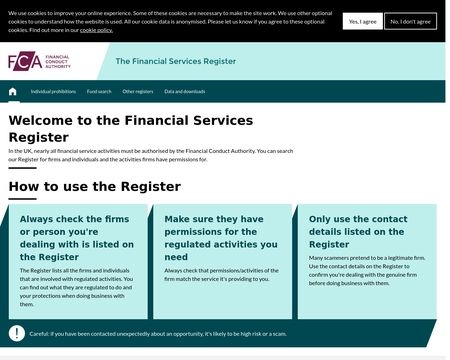 website thubmnail of Register.fca.org.uk