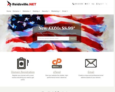 website thubmnail of Reidsville.net